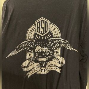 RSD Black Graphic Long Sleeve Men's Tee